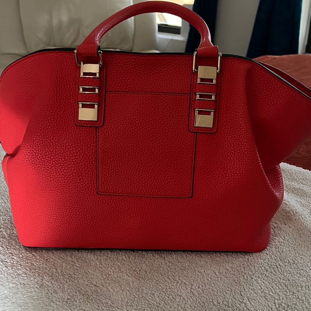 Neiman Marcus Vibrant Red Satchel
